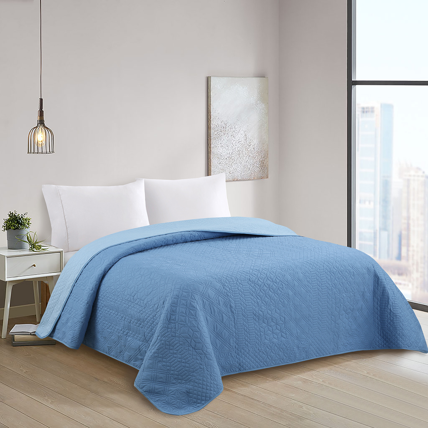 Simple colourful ultrasonic comforter 